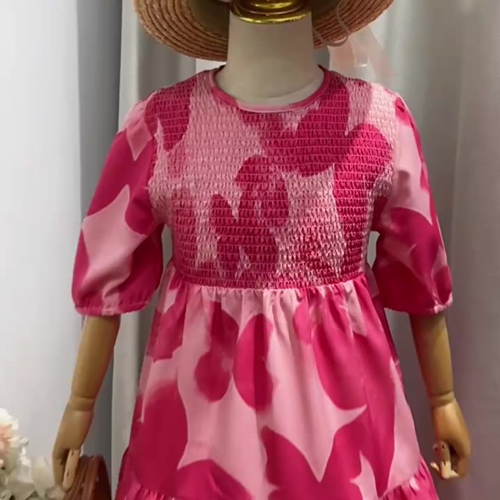 Clothing Children Teenage  Boutique Teen Summer Girl Kid Dresses For Girls Dresses