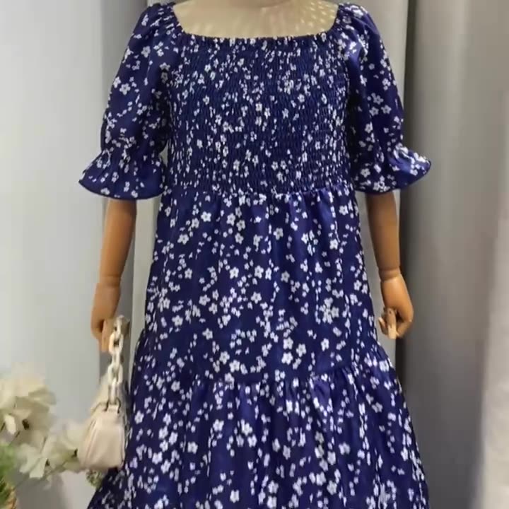 Clothing Children Teenage  Boutique Teen Summer Girl Kid Dresses For 10 Year Cld Girls Dresses
