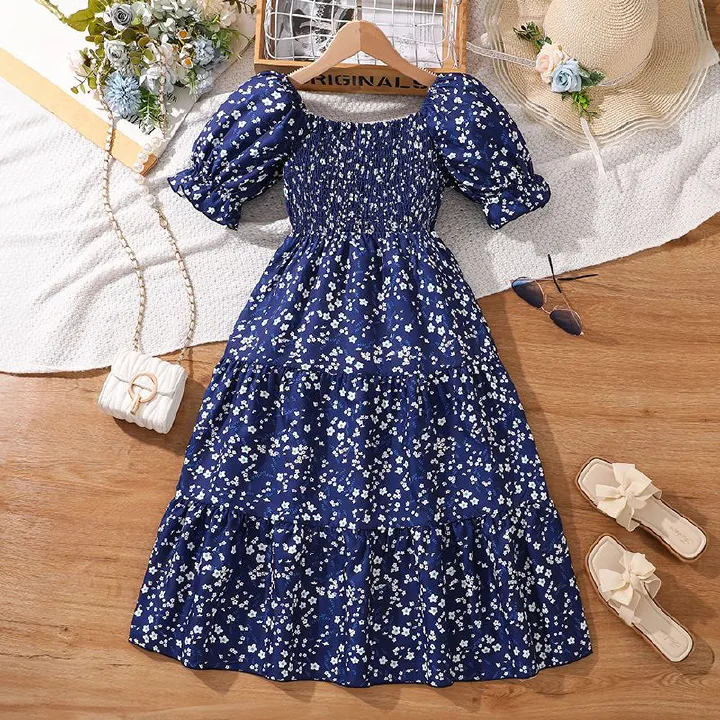 Clothing Children Teenage Boutique Teen Summer Girl Kid Dresses For 10 Year Cld Girls Dresses