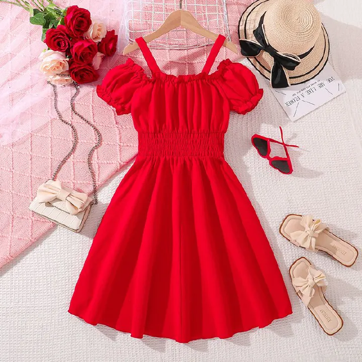 Clothing Children Teenage  Boutique Teen Summer Kid Dress For 12 Year Old Girl Dresses