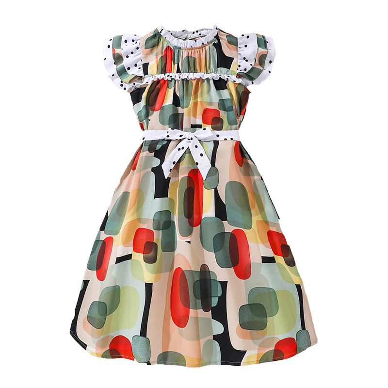 Children Clothing Children Kid Teenage  Boutique Teen Summer Girl's Clothing Dress   Baby Girls Dresses