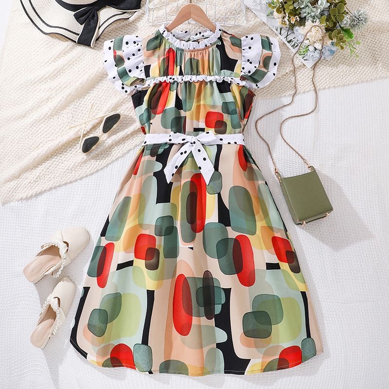 Children Clothing Children Kid Teenage  Boutique Teen Summer Girl's Clothing Dress   Baby Girls Dresses
