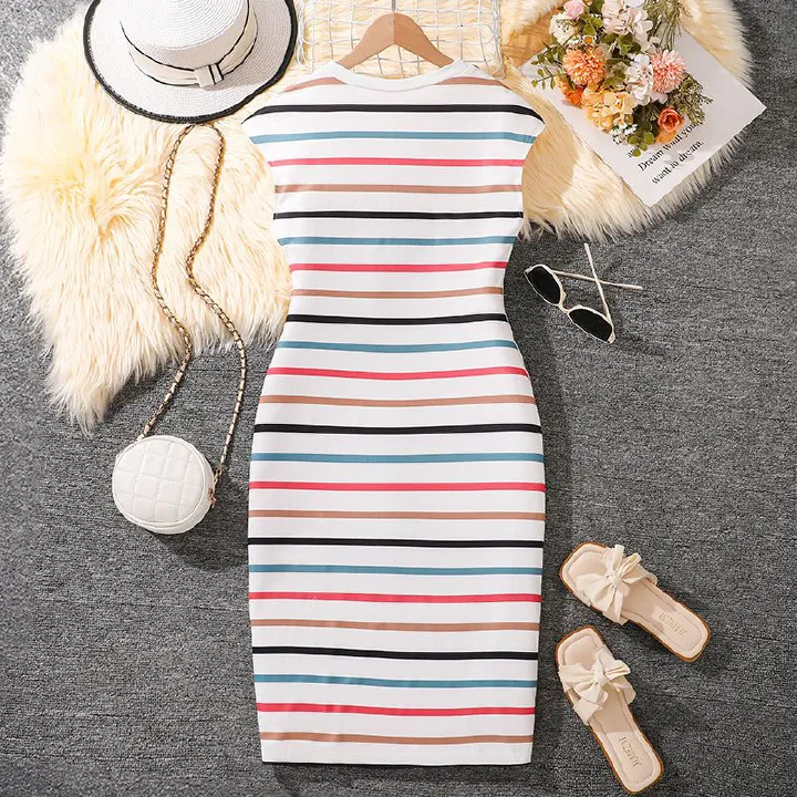 children clothing Summer girls sleeveless Tight dress For 8-12Y teenage clothes Dress