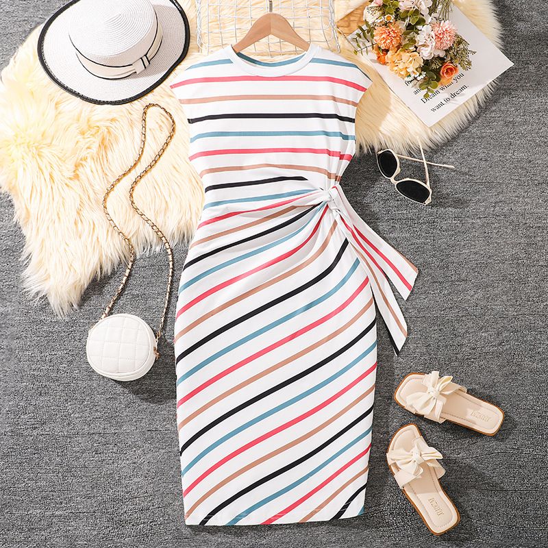 children clothing Summer girls sleeveless Tight dress For 8-12Y teenage clothes Dress