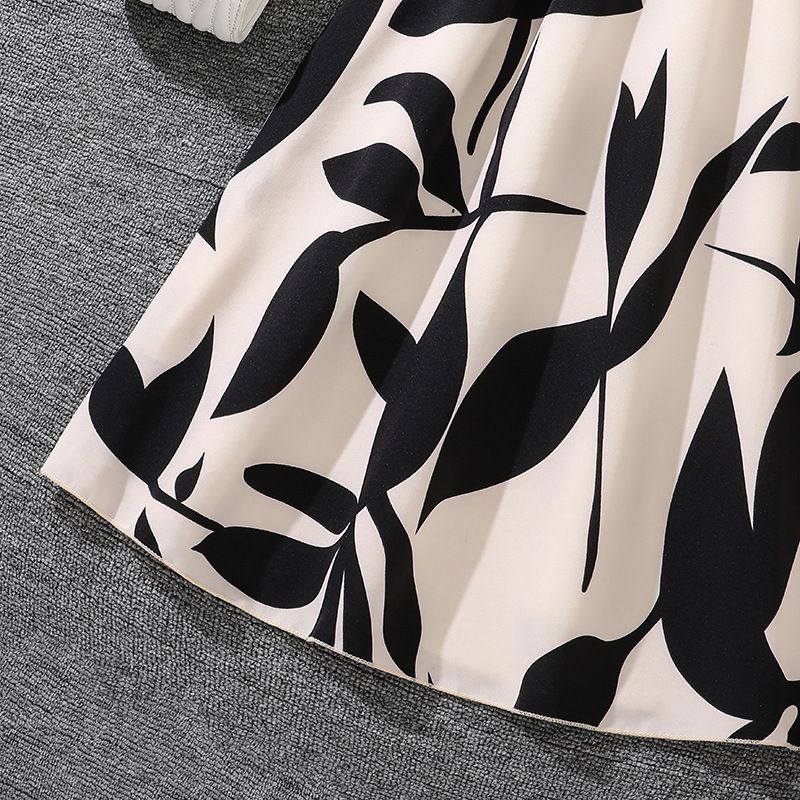 Summer New Design Kids Dress Printed Long Sleeve Kids Fashionable Princess Outfits Teenage Girls Children Dresses