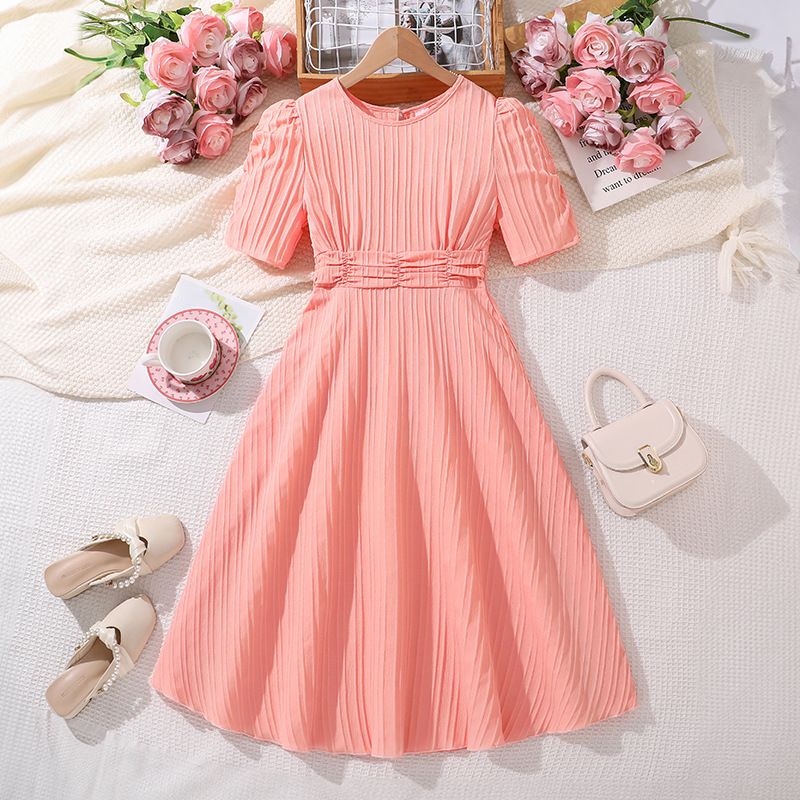 Children Clothing Children Kid Teenage Boutique Teen Summer Girl Kid dresses for girls of 9 years old  Dress