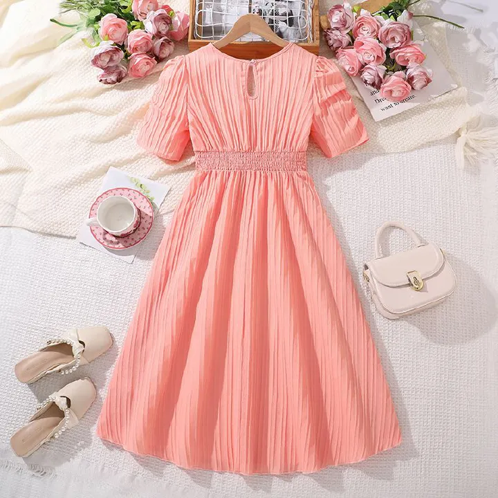 Children Clothing Children Kid Teenage Boutique Teen Summer Girl Kid dresses for girls of 9 years old  Dress