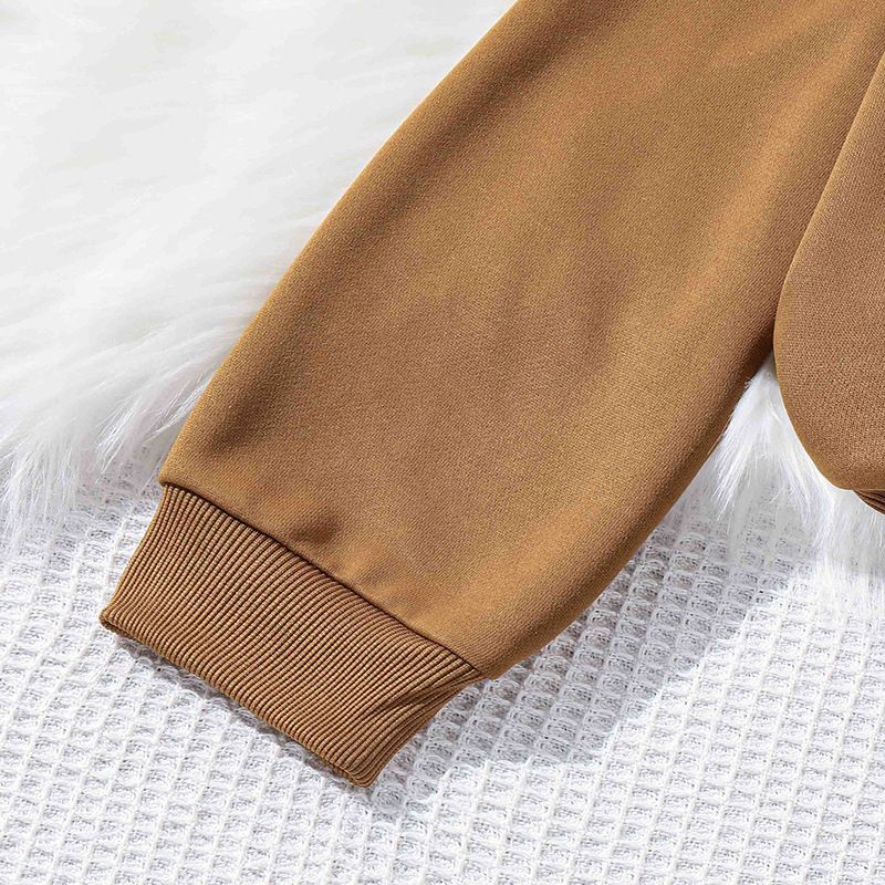 Boys and girls children's daily wear autumn new crewneck long-sleeved hoodie pants kids student casual two-piece set  Clothing Sets