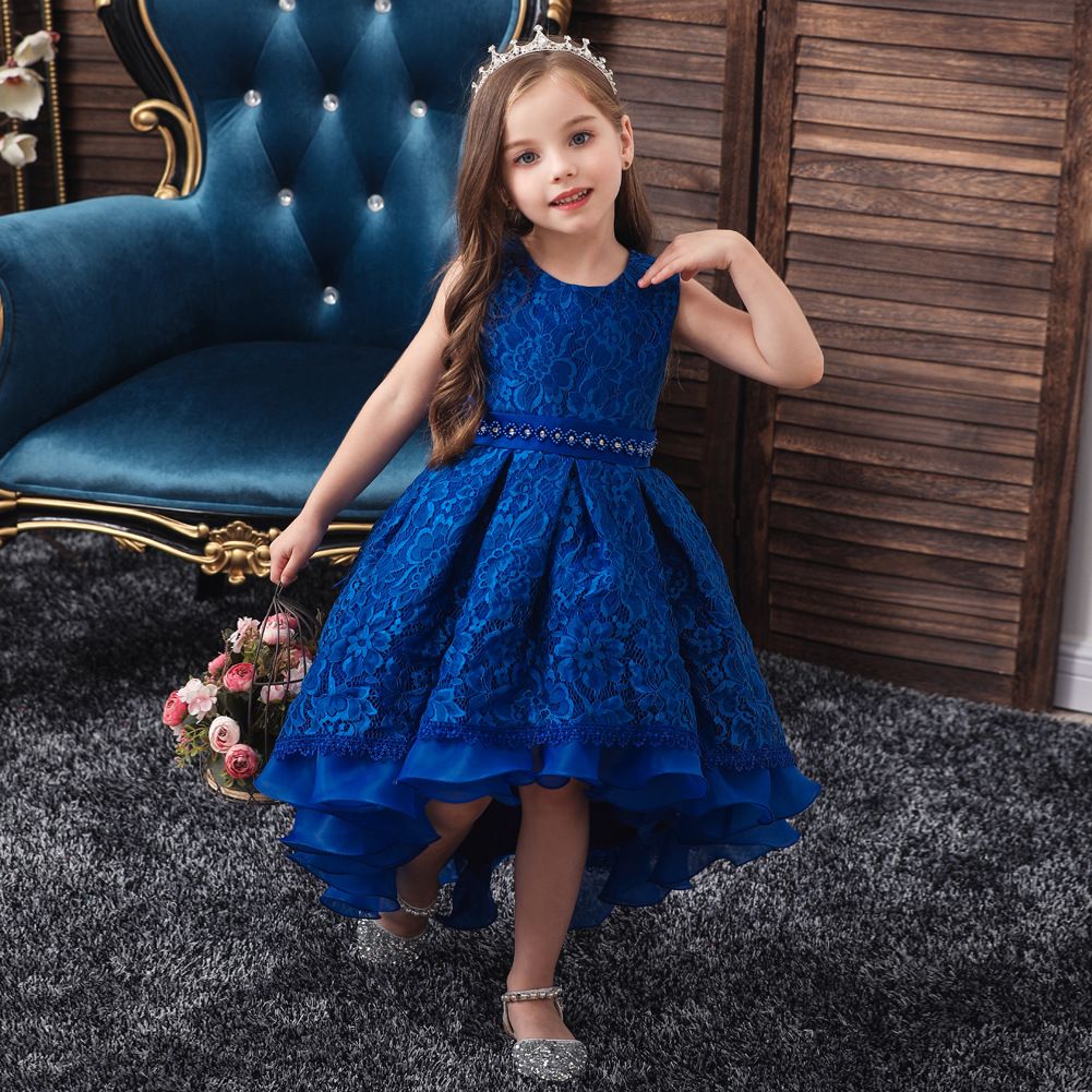 Princess Flower Girls Dress Summer Tutu Wedding Birthday Party Kids Dresses For Girl Children's Costume Teenager Prom Designs Dress