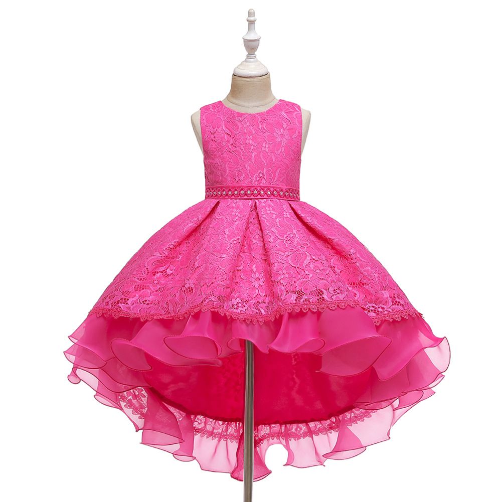 Princess Flower Girls Dress Summer Tutu Wedding Birthday Party Kids Dresses For Girl Children's Costume Teenager Prom Designs Dress