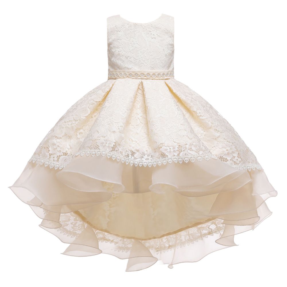 high quality Princess Party Elegant ins hot sale New Design Temperament Wedding Baby Party Teenage Flower Girls Dress