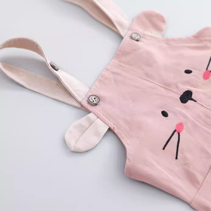 Children Clothes Wholesale Girls Sweater Animal Print Elegant Suspender Pant Sets  Baby Boys Sets