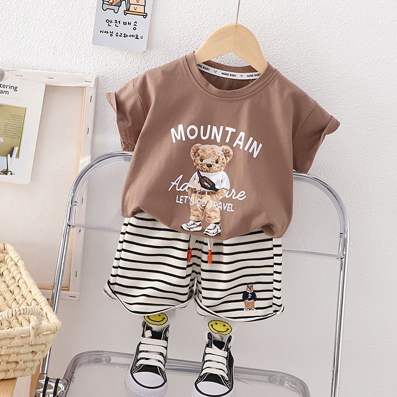 Children Boy Clothes 3-4 Years Kids Toddler Little Baby Boys Summer Clothing Sets A1250 Sets
