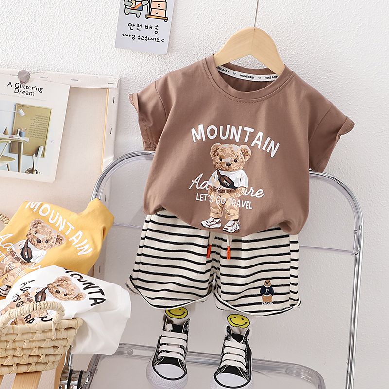 Children Boy Clothes 3-4 Years Kids Toddler Little Baby Boys Summer Clothing Sets A1250 Sets