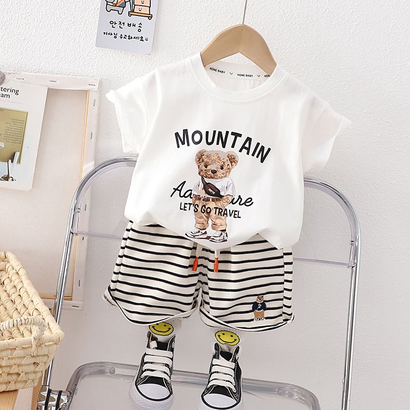 Children Boy Clothes 3-4 Years Kids Toddler Little Baby Boys Summer Clothing Sets A1250 Sets