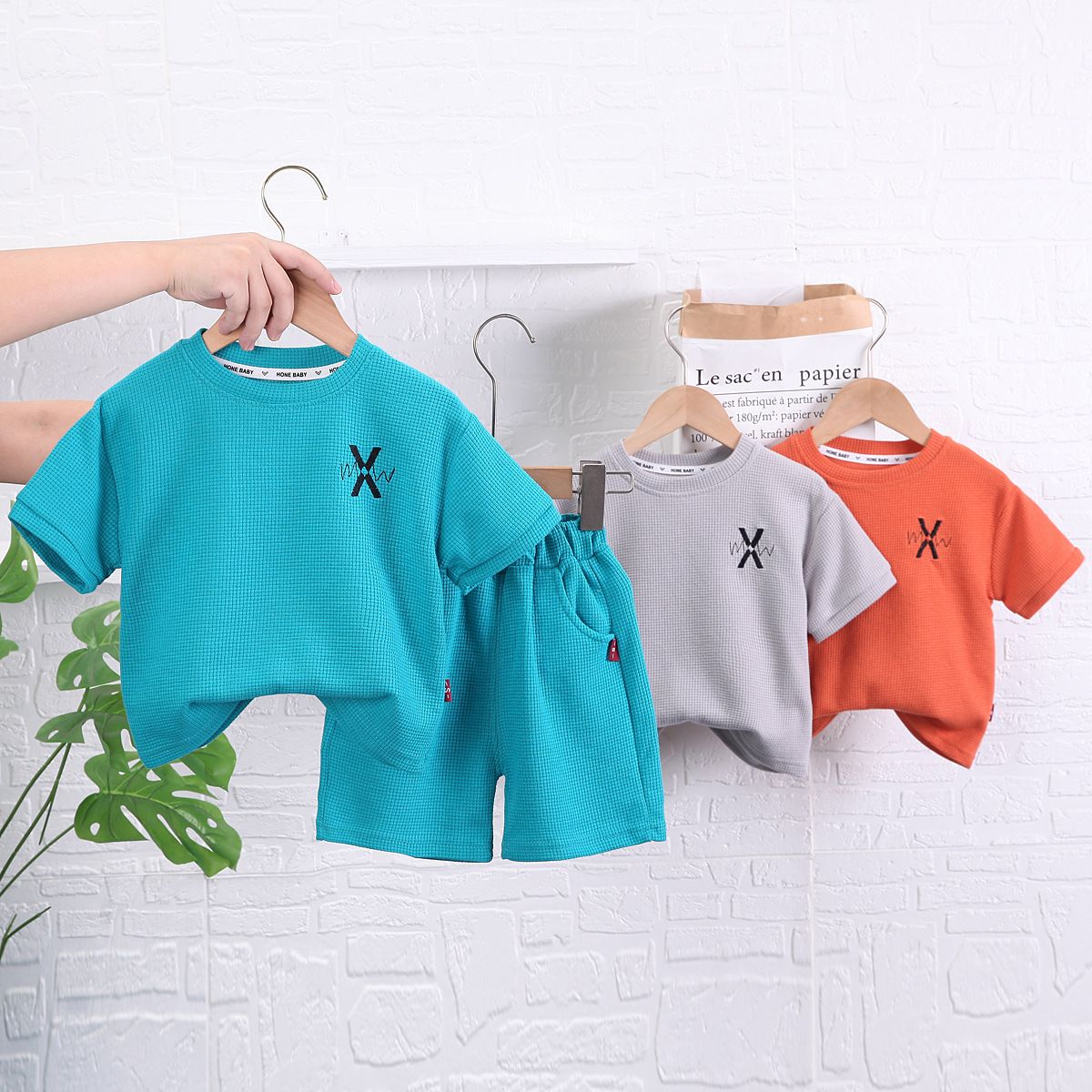 Premium Summer Clothing Sets for Boys Casual Short Sleeveless Kids' Clothes Superior Quality Comfort for Wholesale Sets