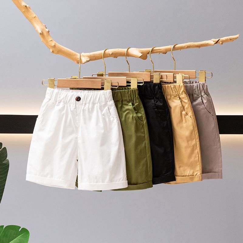 Summer infant clothing new design wholesale casual plain cotton boys shorts Baby Boys  Bottoms  Pants