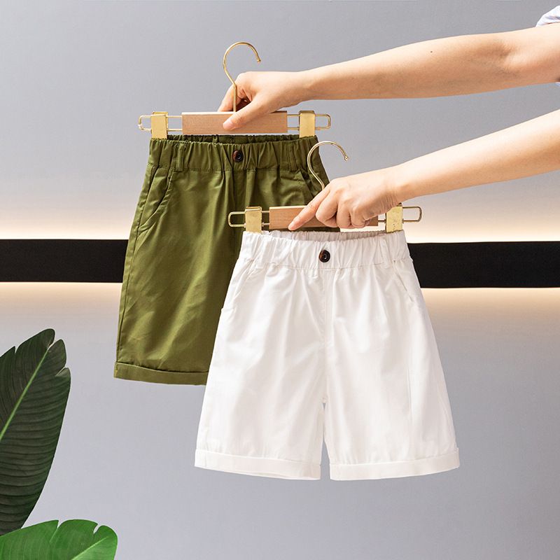 Summer infant clothing new design wholesale casual plain cotton boys shorts Baby Boys  Bottoms  Pants