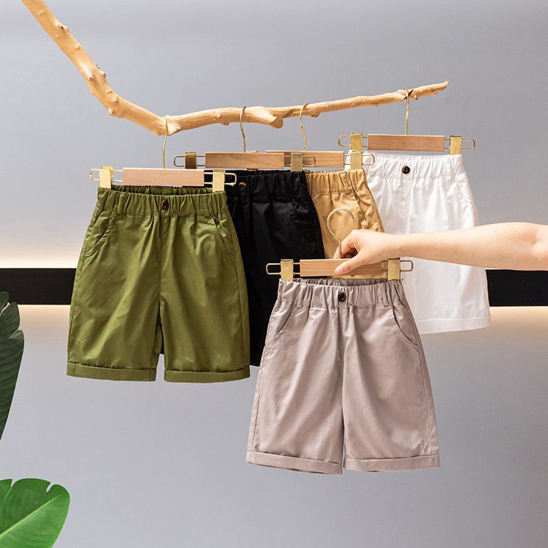Summer infant clothing new design wholesale casual plain cotton boys shorts Baby Boys  Bottoms  Pants