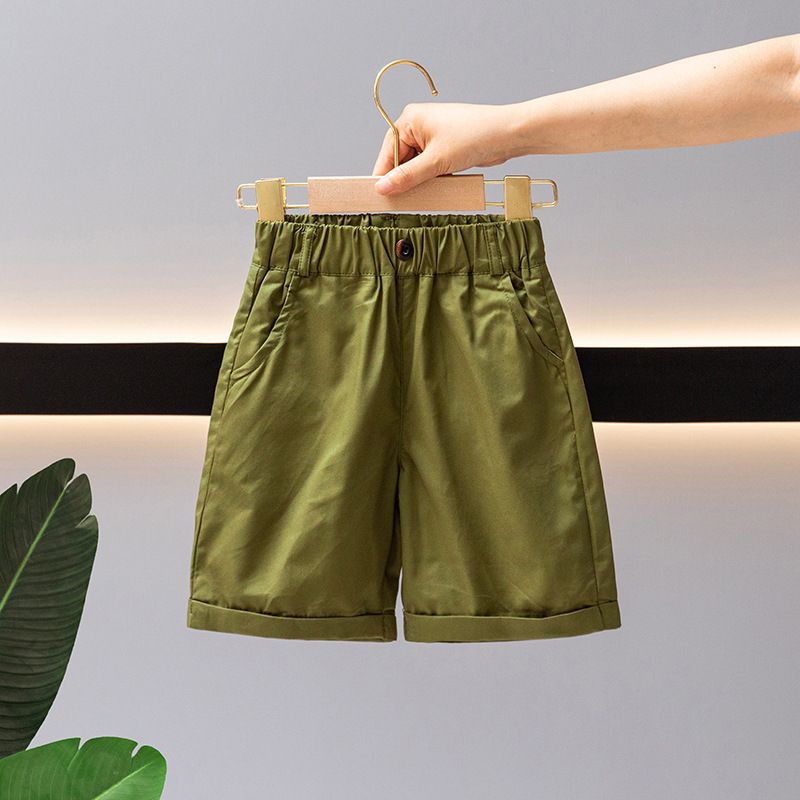 Summer infant clothing new design wholesale casual plain cotton boys shorts Baby Boys  Bottoms  Pants