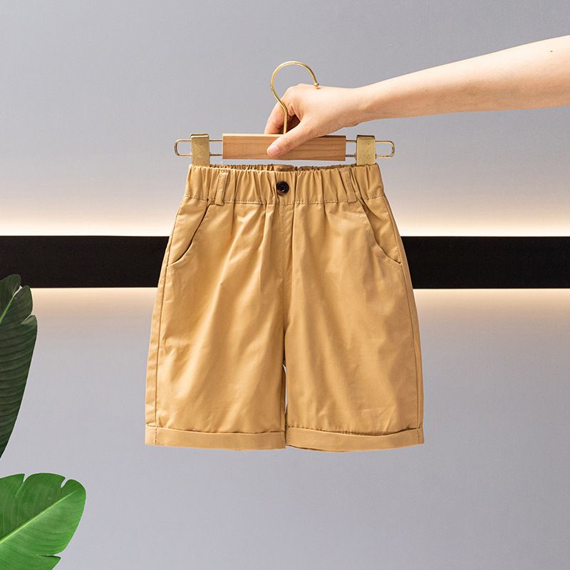 Summer infant clothing new design wholesale casual plain cotton boys shorts Baby Boys  Bottoms  Pants