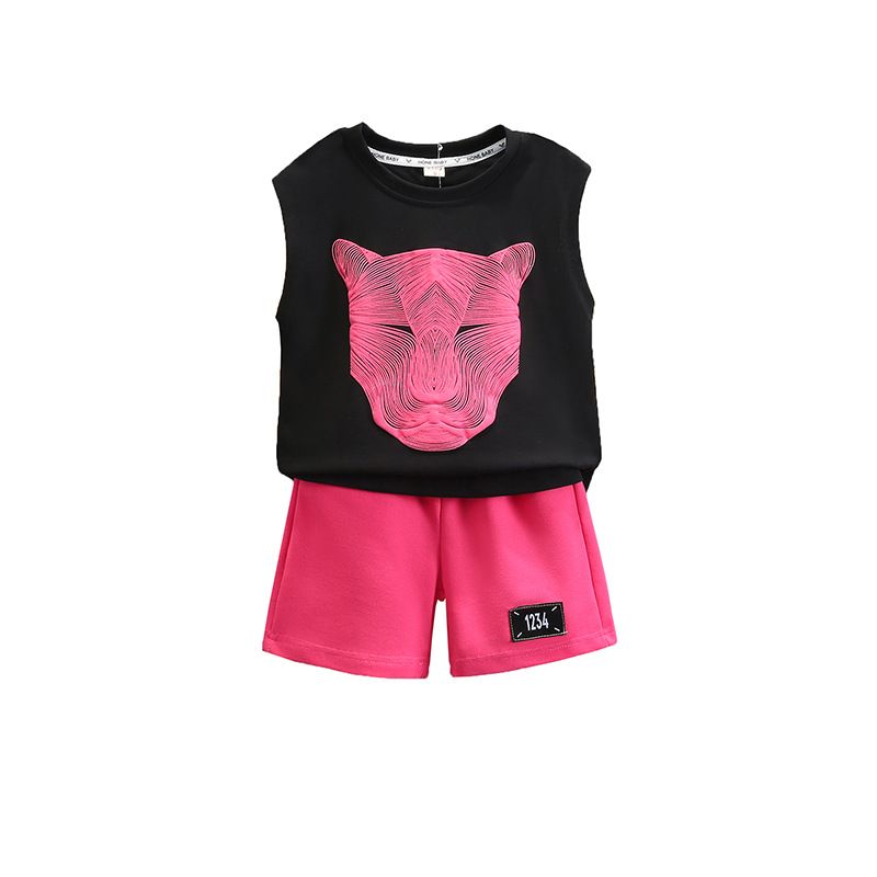 Ms-165 Baby Boys Clothing Sets Summer Outfits Tracksuit Teenage Tshirt+Shorts Children Kids Clothing for Boys 7-8 Years Sets