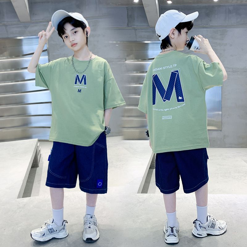 new factory supply wholesale price big quantity cheap price summer children summer clothes 2-12 years Clothing Sets