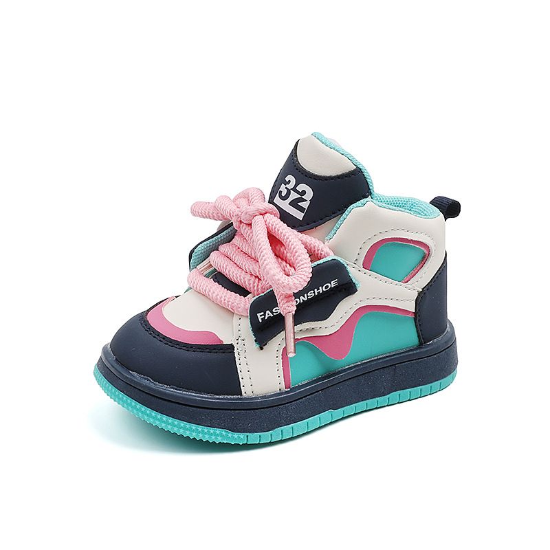 Teenagers Boy High Quality Sport Shoes Children Girl Mixed Color Kids Unisex Shoes Basketball Sneaker Student For 4 Seasons Baby Shoes