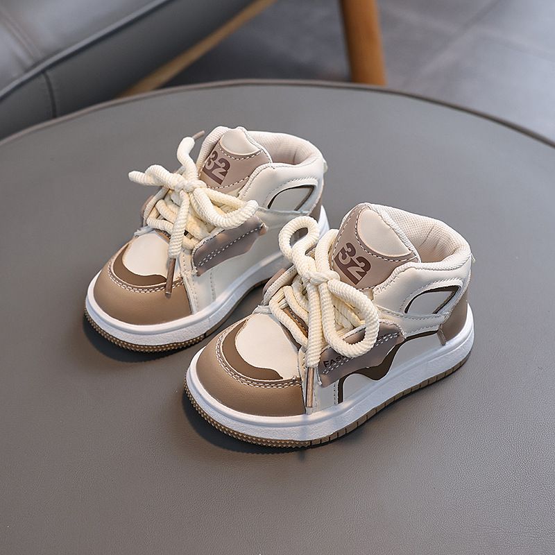 Teenagers Boy High Quality Sport Shoes Children Girl Mixed Color Kids Unisex Shoes Basketball Sneaker Student For 4 Seasons Baby Shoes
