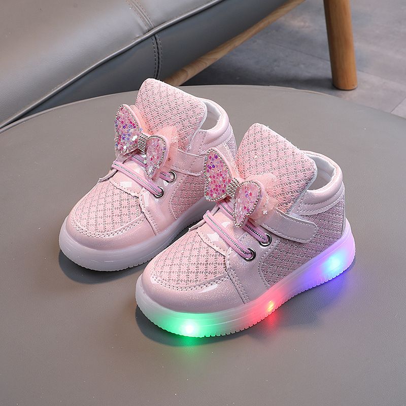Kids Snow Boots Winter Female Fashion Boots Girls Princess Knee-Length Long Boots Child Casual Sport Shoes Hot Sneakers Baby Shoes
