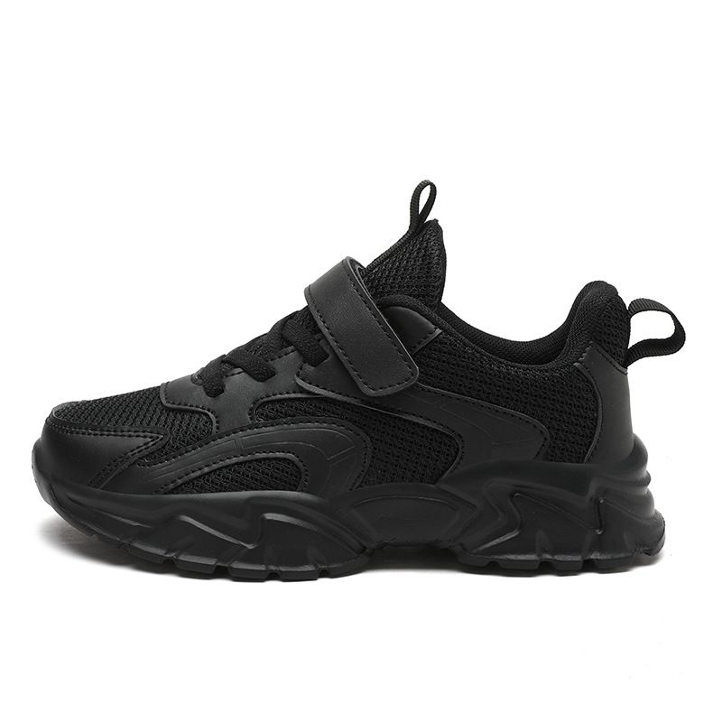 Kids Thick Soft soled Flat Breathable Running Casual Shoes Outdoor Fashion Children Sneakers Solid Color Mesh New Sports Shoes  Sneakers