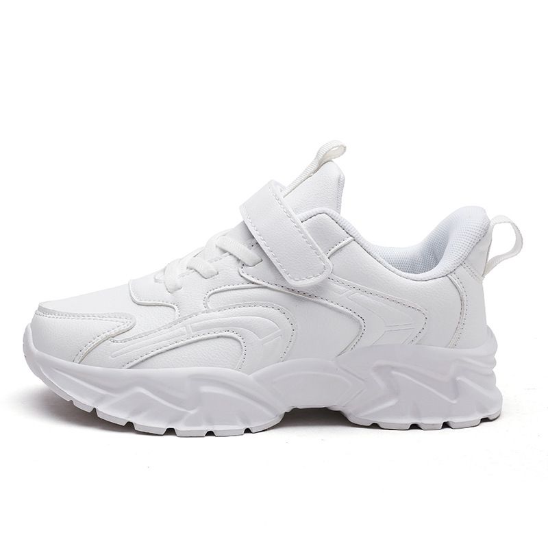 Kids Thick Soft soled Flat Breathable Running Casual Shoes Outdoor Fashion Children Sneakers Solid Color Mesh New Sports Shoes  Sneakers