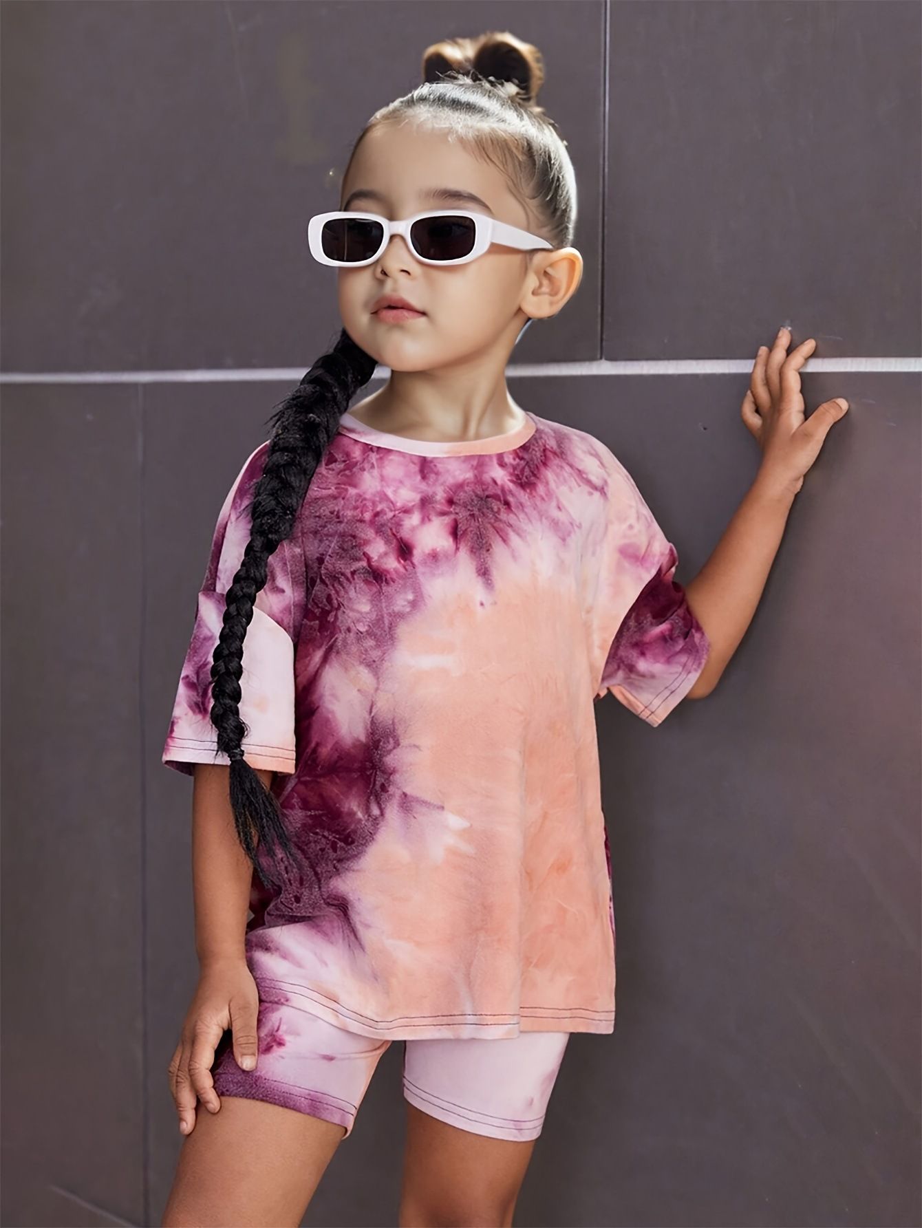 Custom t Shirt Wholesale Printing Tie Dye t Shirts Oversized Top,customize Acid Wash Tie-dye Mens Custom Clothing Sets