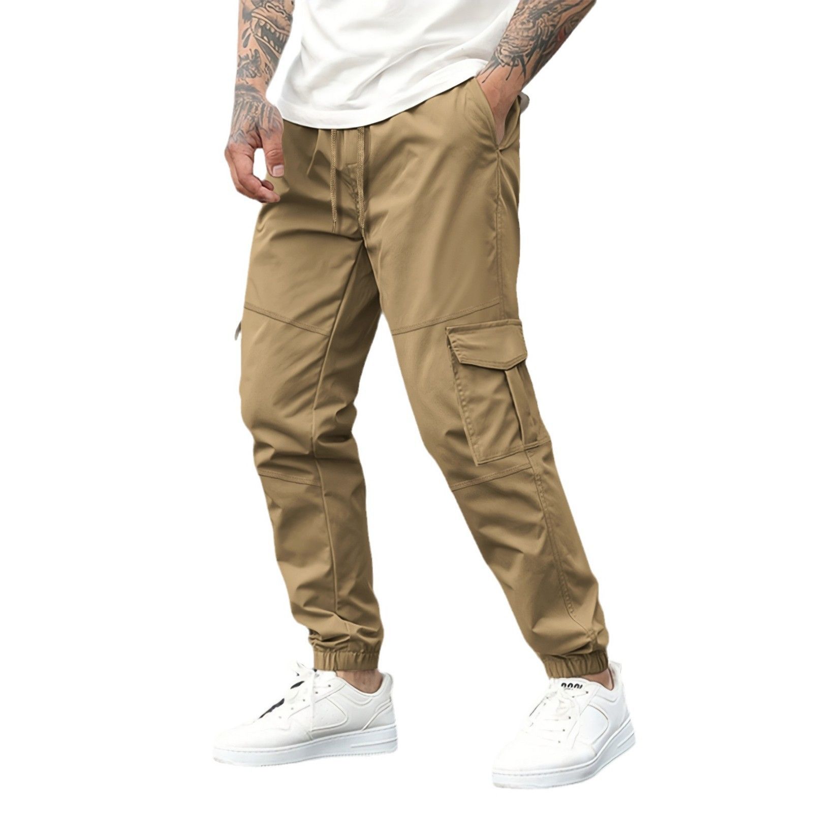 Regular Fit Flex Cargo Pants for Men Stretch Work Pants Outdoor Hiking Trousers Workout Joggers Stretch Track Sweatpants  Casual