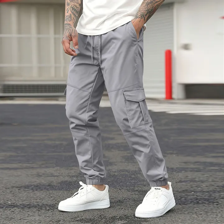 Regular Fit Flex Cargo Pants for Men Stretch Work Pants Outdoor Hiking Trousers Workout Joggers Stretch Track Sweatpants  Casual