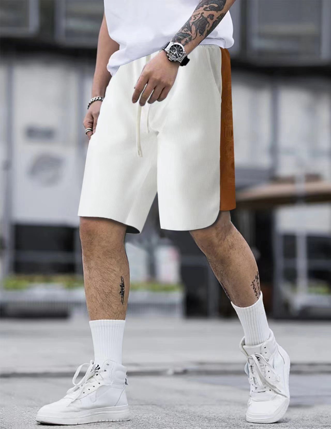 Custom Men's High Quality Zipper Pocket Mesh Shorts Summer Gym Sports Shorts Breathable Blank Mesh Shorts for Men Casual