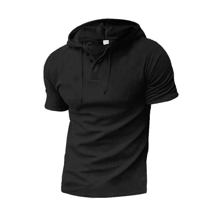 Sweatshirt US Size Custom Logo Polyester Leisure Hoodie Fitness Leisure Sweatshirt GYM Clothing Muscle Hooded Workout T Shirt