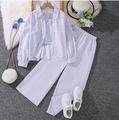 Wholesale Children Clothing Boutique Summer Girl Teenage Kids Sets 10 Years Girls Clothing