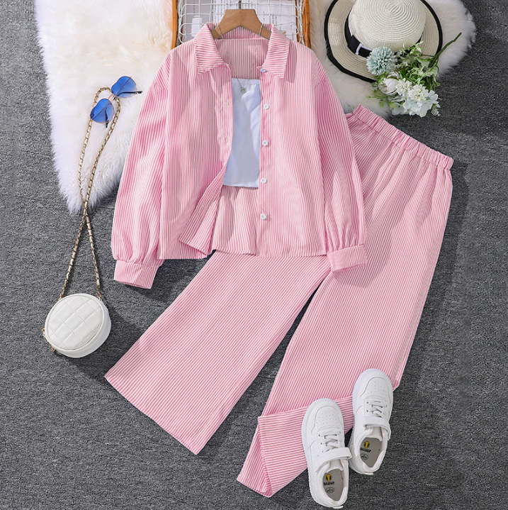 Wholesale Children Clothing Boutique Summer Girl Teenage Kids Sets 10 Years Girls Clothing