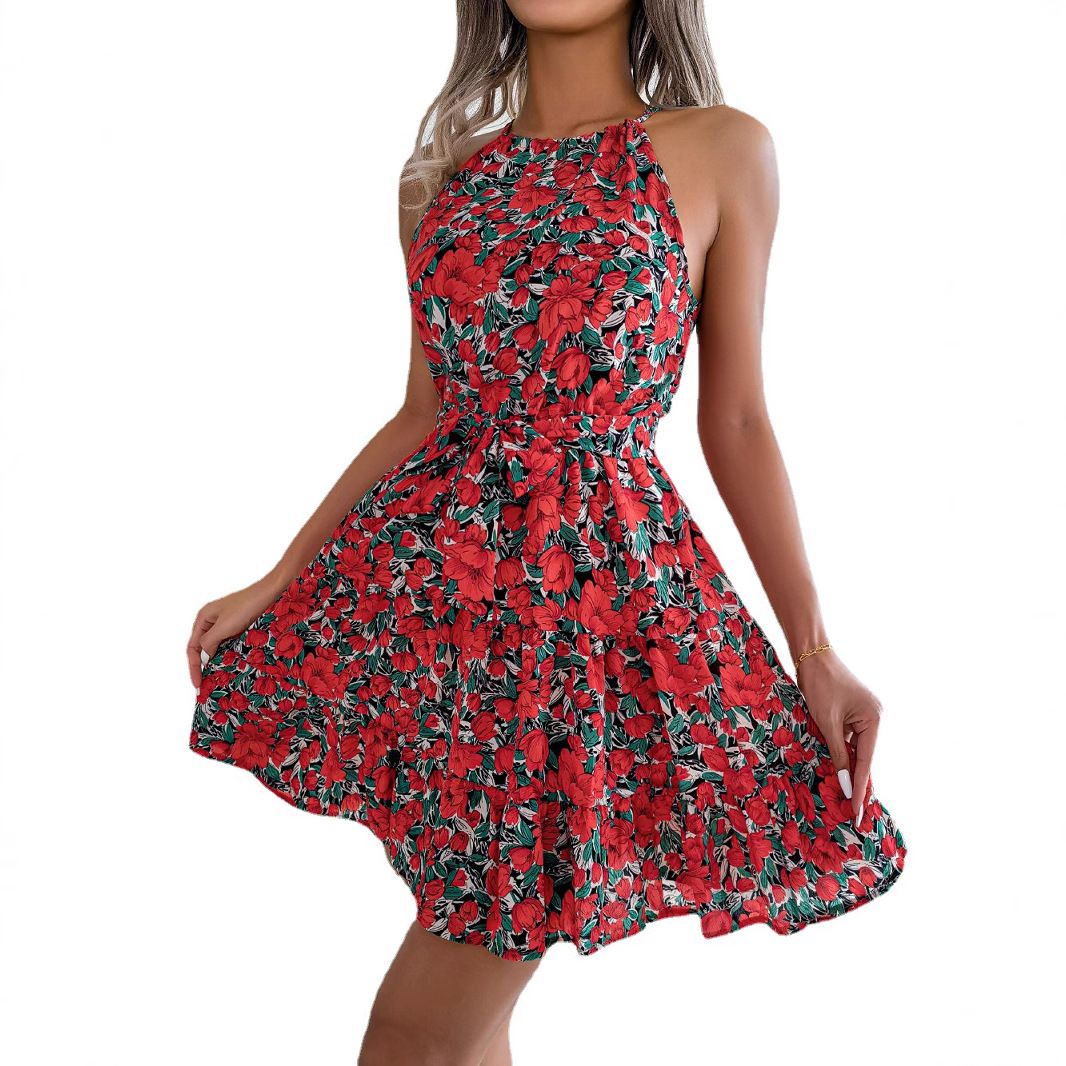 Wholesale Casual Beach Cotton Linen Dress Summer Elegant Ladies Dresses Women Vestidos Clothing Dresses