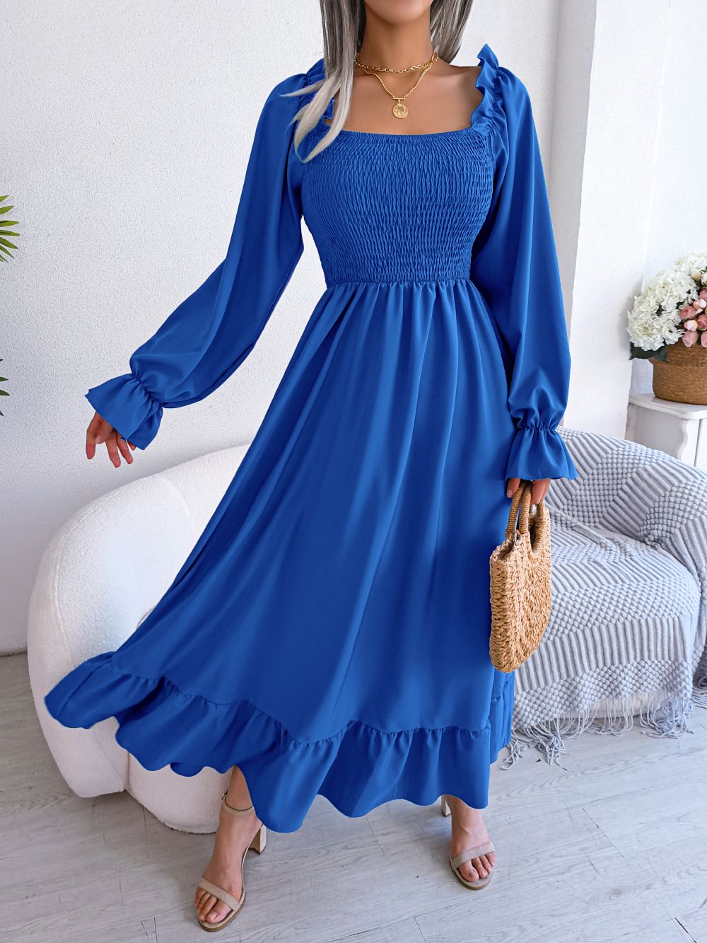 Latest Design Summer Ladies Office Dresses Short Sleeve V-neck Waist Wrap Pencil Career Dresses Women Casual Africa Dress