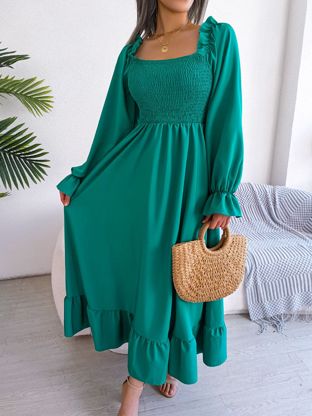 Latest Design Summer Ladies Office Dresses Short Sleeve V-neck Waist Wrap Pencil Career Dresses Women Casual Africa Dress
