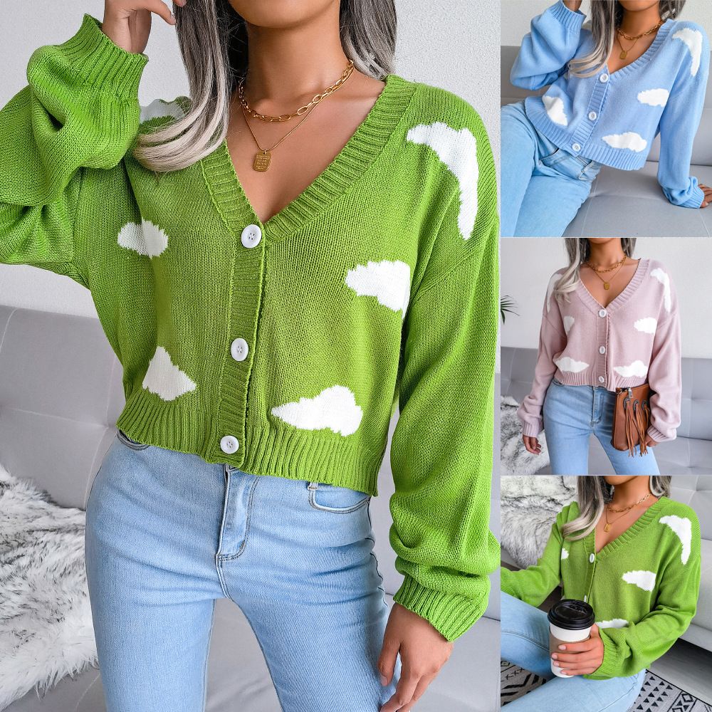 Autumn Winter Women's Fashion Long-Sleeved Sweater with Hollow Twist Craft in Stock for Europe United States Front Logo Included  Sweaters