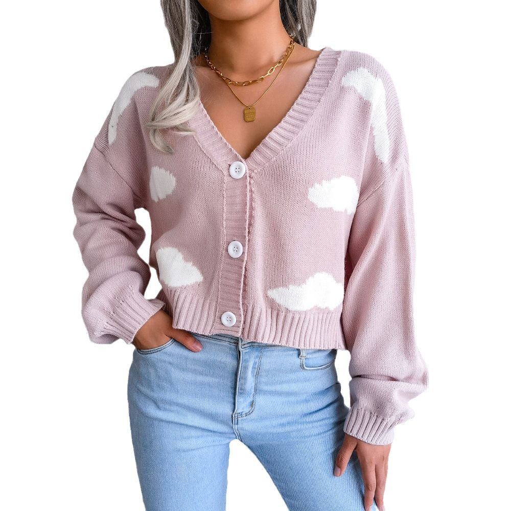Autumn Winter Women's Fashion Long-Sleeved Sweater with Hollow Twist Craft in Stock for Europe United States Front Logo Included  Sweaters