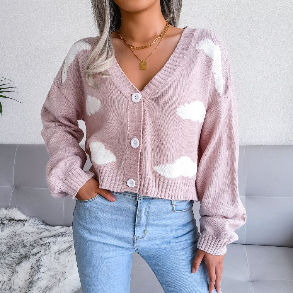 Autumn Winter Women's Fashion Long-Sleeved Sweater with Hollow Twist Craft in Stock for Europe United States Front Logo Included  Sweaters