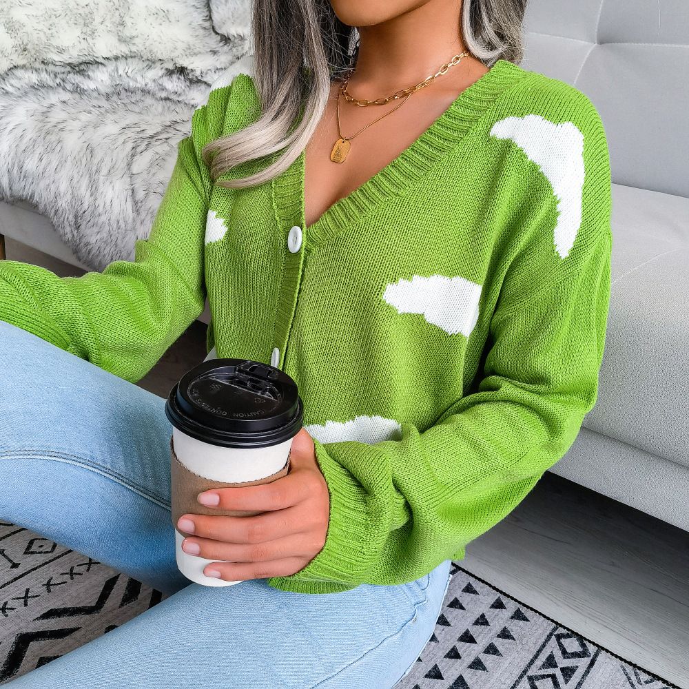 Autumn Winter Women's Fashion Long-Sleeved Sweater with Hollow Twist Craft in Stock for Europe United States Front Logo Included  Sweaters