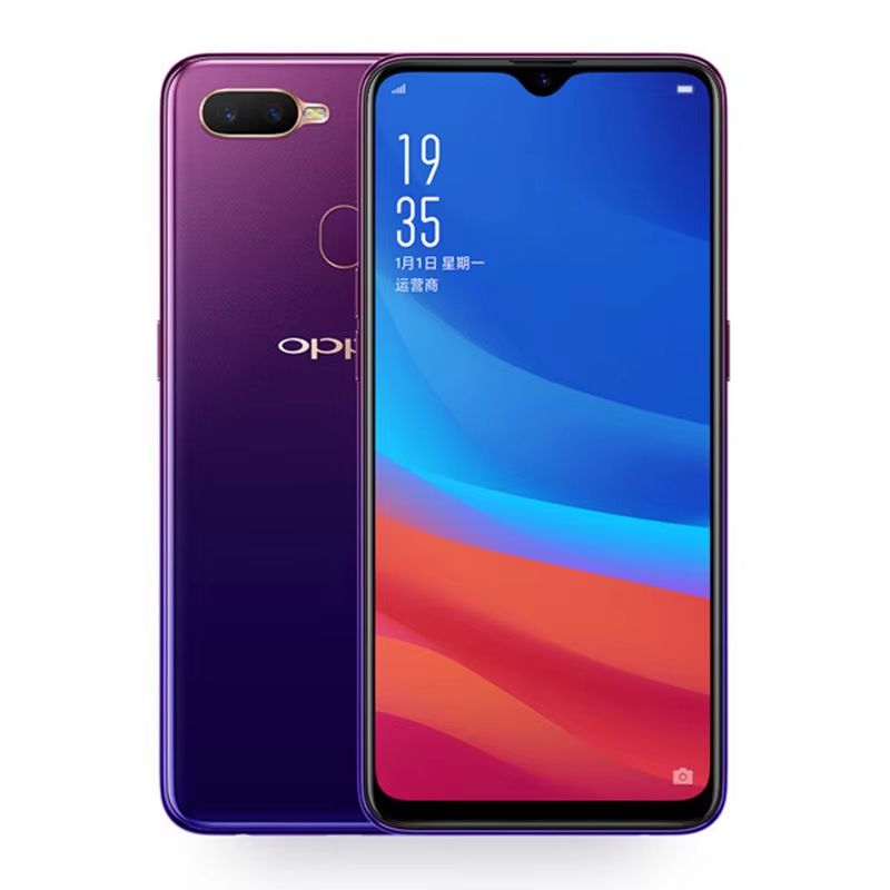 Refurbished OPPO A7x oppo F9 128GB+4GB 6.3"16MP 3500mAh Fingerprint unlock phone Dual SIM 4G phone Refurbished Phone SmartPhones Mobile Phones 128GB phone 4G Phones oppp phone smartphone