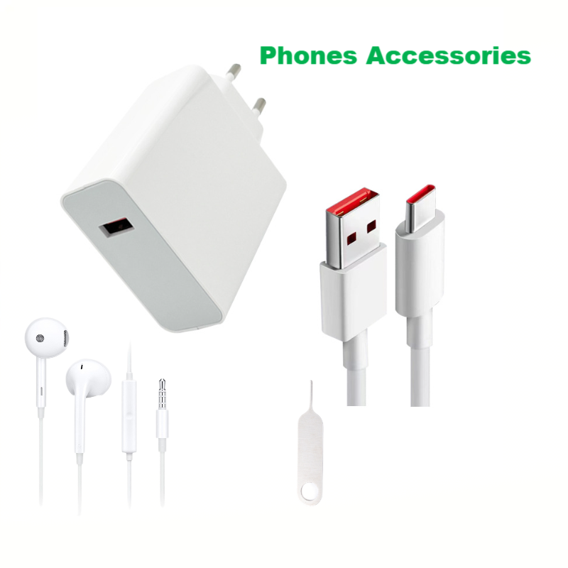 Charger Sets phones Accessories Charger data cable headphone card removal pin