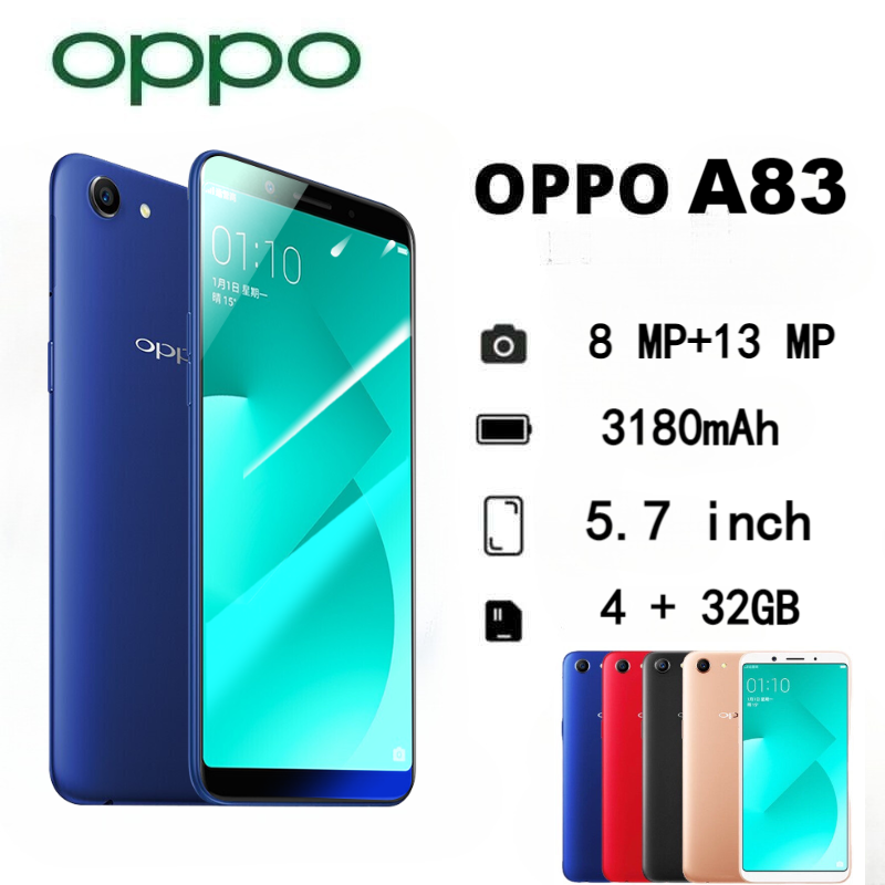 Refurbished OPPO A83 A1 32GB+4GB 5.7"13MP 3180mAh Fingerprint unlock phone Dual SIM 4G phone Refurbished Phone SmartPhones Mobile Phones 128GB phone 4G Phones oppp phone smartphone OPPOA83