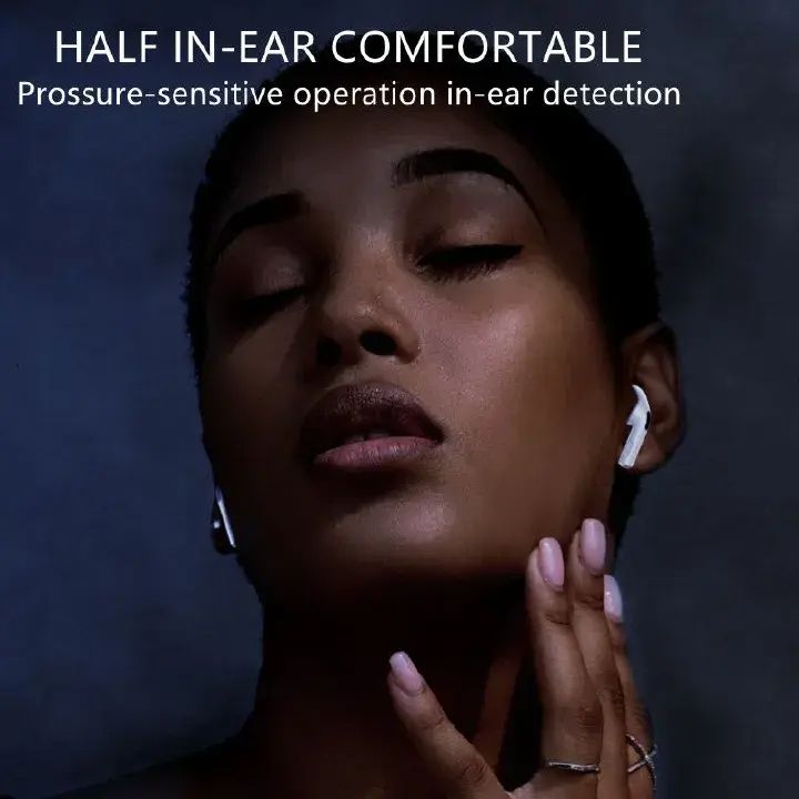 Pro4  Bluetooth earphone  TWS noise Cancelling earphone Pro 4 Wireless earphone  Stereo Sports earphone  Sweatproof  earphone  High Quality earphone